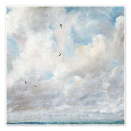Wall art print Cloud Study - John Constable