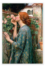 Wall art print The Soul of the Rose - John William Waterhouse