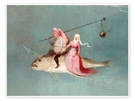 Wall art print The Temptation of Saint Anthony (Detail) - Hieronymus Bosch