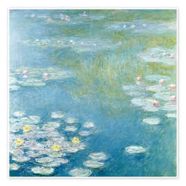 Wall art print Nympheas at Giverny - Claude Monet