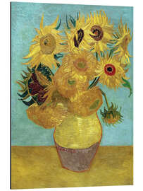 Aluminium print Sunflowers - Vincent van Gogh