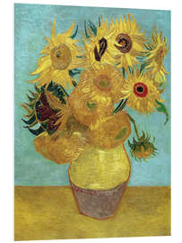 Foam board print Sunflowers - Vincent van Gogh