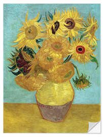 Wall sticker Sunflowers - Vincent van Gogh