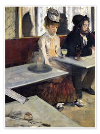 Wall art print In a Café - Edgar Degas