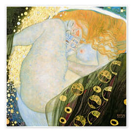 Wall art print Danae - Gustav Klimt