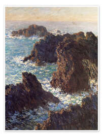 Wall art print The Rocks of Belle-Ile - Claude Monet