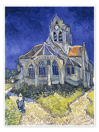 Wall art print The Church at Auvers - Vincent van Gogh
