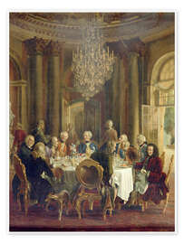 Poster Dinner Table at Sanssouci