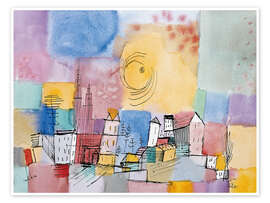 Wall art print German city - Paul Klee