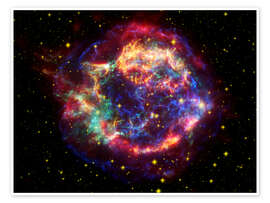 Wall art print Supernova remnant Cassiopeia A - NASA
