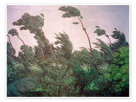 Wall art print The Wind - Félix Édouard Vallotton