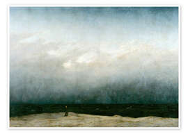 Wall art print Monk by the Sea - Caspar David Friedrich