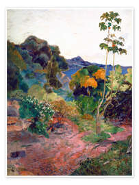 Wall art print Coastal landscape on Martinique - Paul Gauguin