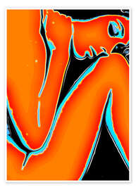 Wall art print Psychedella - JASMIN!