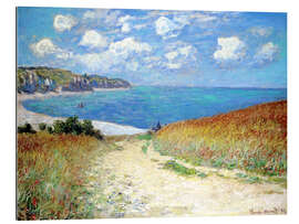 Gallery print Path in the Wheat Fields at Pourville - Claude Monet