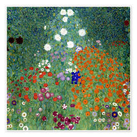 Wall art print Flower Garden - Gustav Klimt