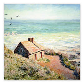 Wall art print Customs House, Morning, 1882 - Claude Monet