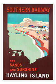 Wall art print Hayling Island - Margaret MacDonald Mackintosh