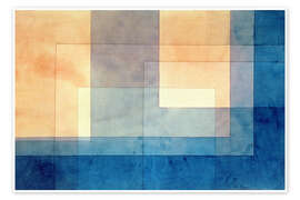 Wall art print House on the Water - Paul Klee