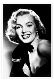 Poster Marilyn Monore Smiling