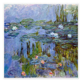 Wall art print Water Lilies, 1915 - Claude Monet