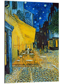 Aluminium print Terrace of a Café at Night (Place du Forum) - Vincent van Gogh