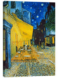 Canvas print Terrace of a Café at Night (Place du Forum) - Vincent van Gogh