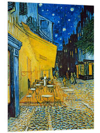 Foam board print Terrace of a Café at Night (Place du Forum) - Vincent van Gogh