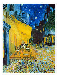 Wall art print Terrace of a Café at Night (Place du Forum) - Vincent van Gogh