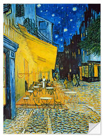 Wall sticker Terrace of a Café at Night (Place du Forum) - Vincent van Gogh