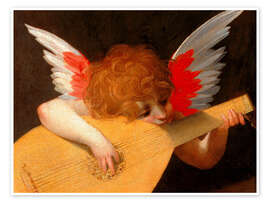 Wall art print Music angel - Giovanni Battista Rosso Fiorentino