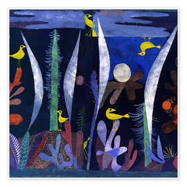 Wall art print Landscape with Yellow Birds - Paul Klee