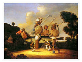 Wall art print Don Quixote - Giuseppe Arcimboldo
