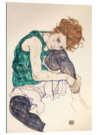 Gallery print Seated Woman with Bent Knee - Egon Schiele