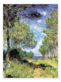 Wall art print Conifers in Varengeville - Claude Monet