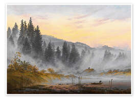 Wall art print The morning - Caspar David Friedrich