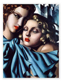 Wall art print The Young Girls, 1930 - Tamara de Lempicka