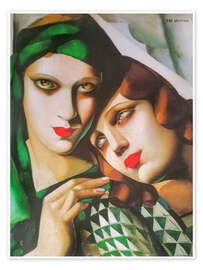 Wall art print The green turban - Tamara de Lempicka