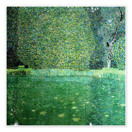 Wall art print Pond of Schloss Kammer on Attersee - Gustav Klimt