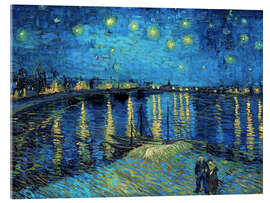 Acrylic print Starry Night Over the Rhône - Vincent van Gogh