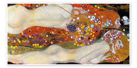 Wall art print Water Serpents II - Gustav Klimt
