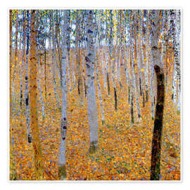 Wall art print Beech Grove I - Gustav Klimt