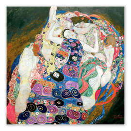Wall art print The Maiden - Gustav Klimt