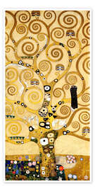 Wall art print The Tree of Life (central panel) - Gustav Klimt