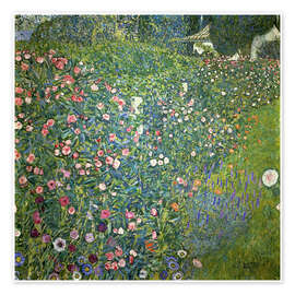 Wall art print Italian Garden Landscape - Gustav Klimt