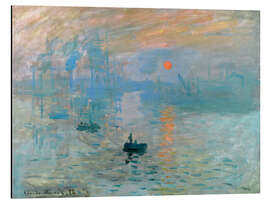 Aluminium print Impression, Sunrise - Claude Monet