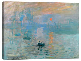 Canvas print Impression, Sunrise - Claude Monet