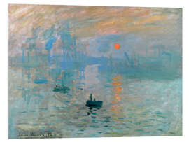 Foam board print Impression, Sunrise - Claude Monet