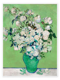 Wall art print A vase of roses - Vincent van Gogh