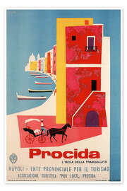 Wall art print Italy - Procida I - Vintage Travel Collection
